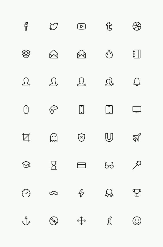 250  Ultimate collection of free line icon sets  CSS Author