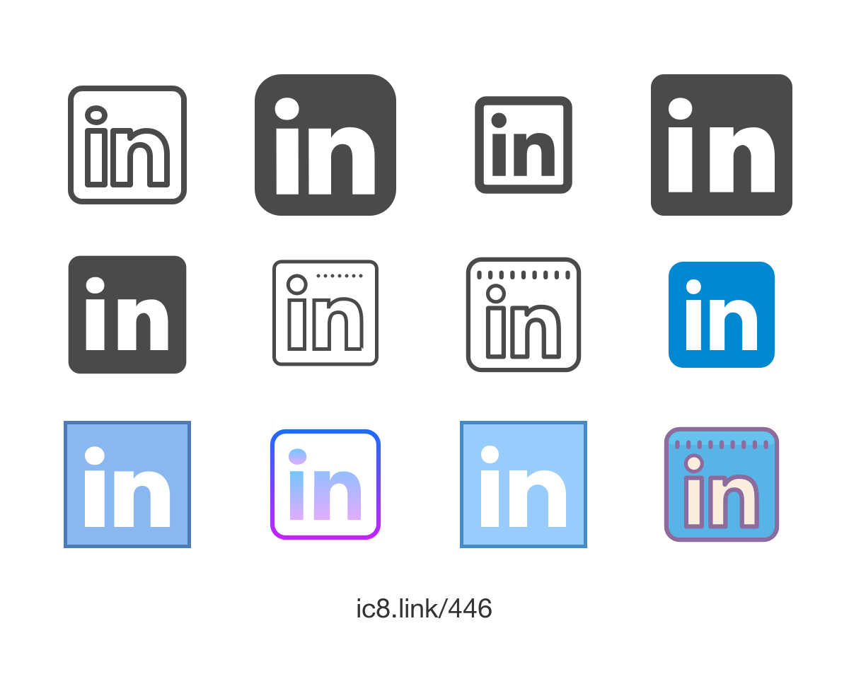 100  LinkedIn LOGO - Latest LinkedIn Logo, Icon, GIF, Transparent PNG