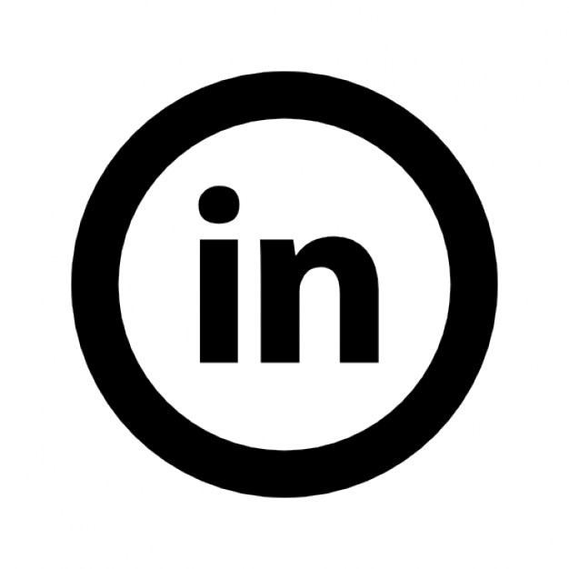 Linkedin, media, pink, round, social icon | Icon search engine
