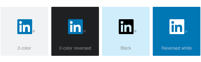 Gray Round LinkedIn Icon  free icons