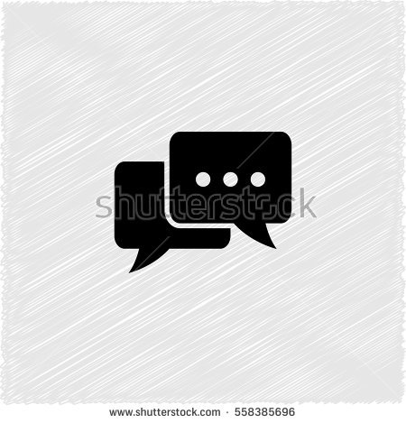 Chat Icon Illustration Isolated Vector Sign Stock Vector 560721067 