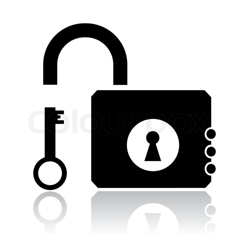 Lock and key vector icon  Stock Vector  Bestvector #156921648