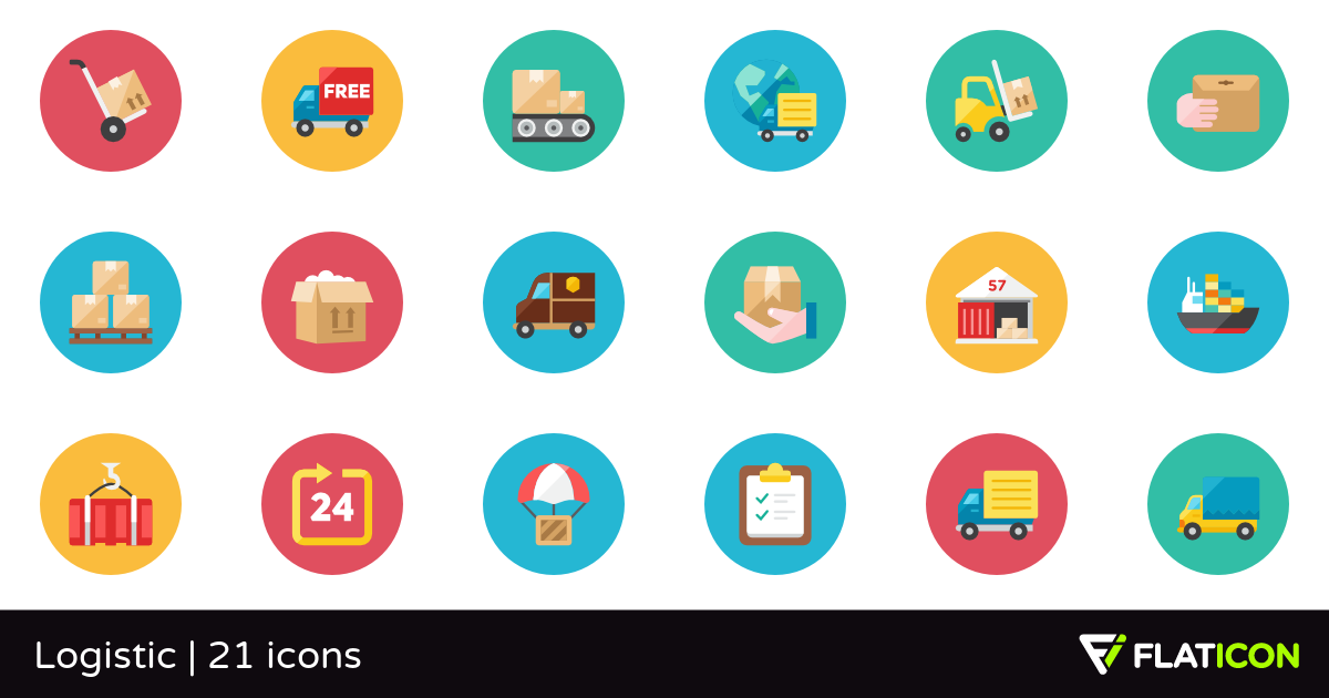 Warehouse storage and logistic icons set. vector clipart vector 