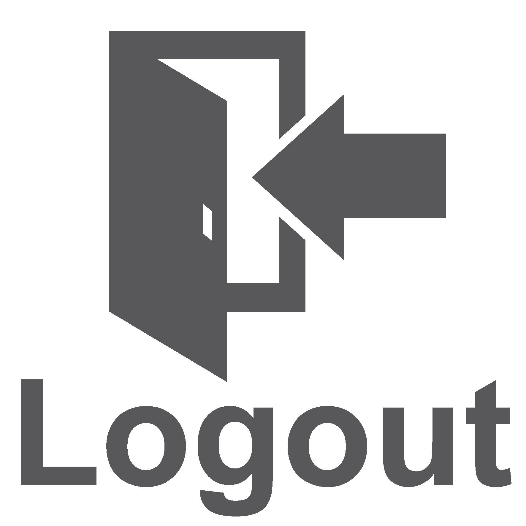 Logout sign - Free interface icons