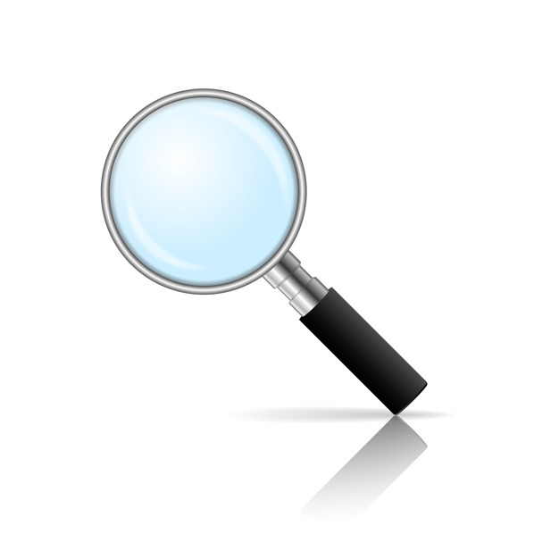 Magnifying glass search icon (PSD) - GraphicsFuel