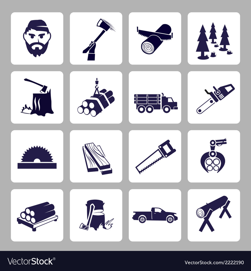 Lumberjack icons | Noun Project