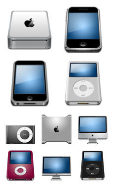 Free icons: HeadsUp  Apple - The Graphic Mac