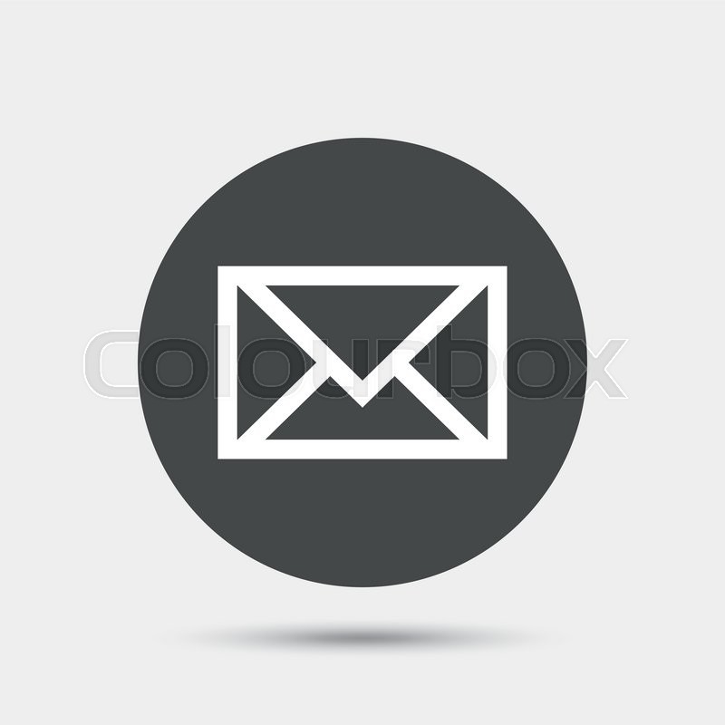 Clipart - Mail Icon - White on Black