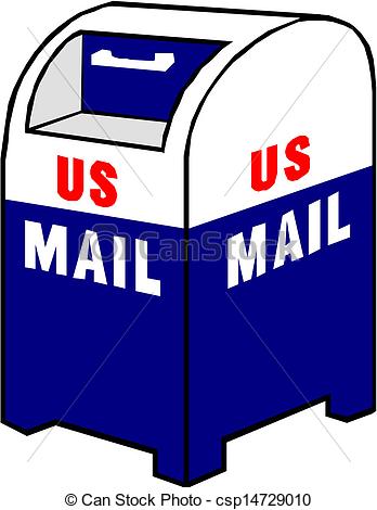 Vector Mailbox Icon Illustration EPS10 Royalty Free Cliparts 