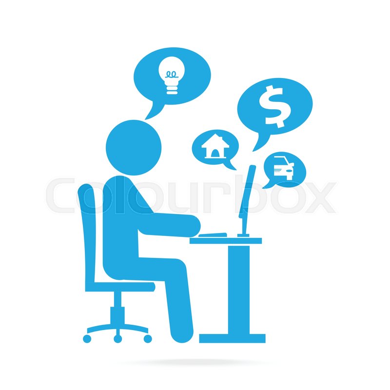 Make money online icon. Make money online website button on white 