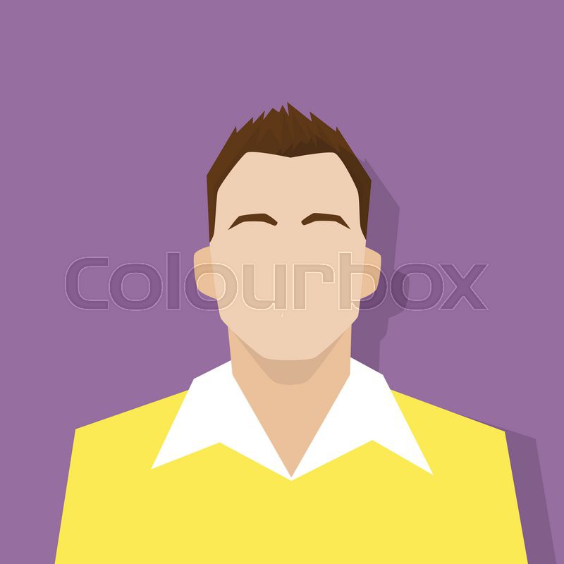 Man Avatar Icon Flat Illustration Of Man Avatar Vector Icon Isolated On  White Background Royalty Free SVG Cliparts Vectors And Stock  Illustration Image 91833942
