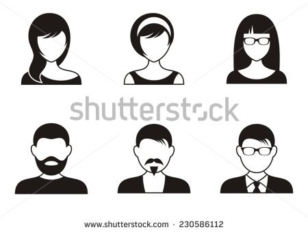 Man And Woman (heterosexual) Icon Clip Art at  - vector 