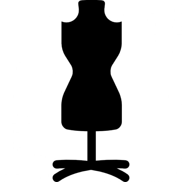 Fashion Stand, Female Torso Mannequin It Is The Black Color Icon 