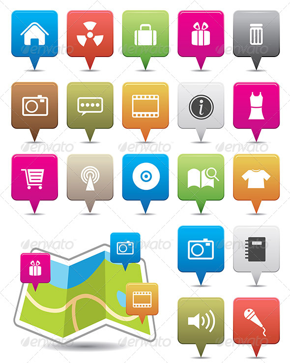 Add, indicator, location, map, navigation, plus icon | Icon search 