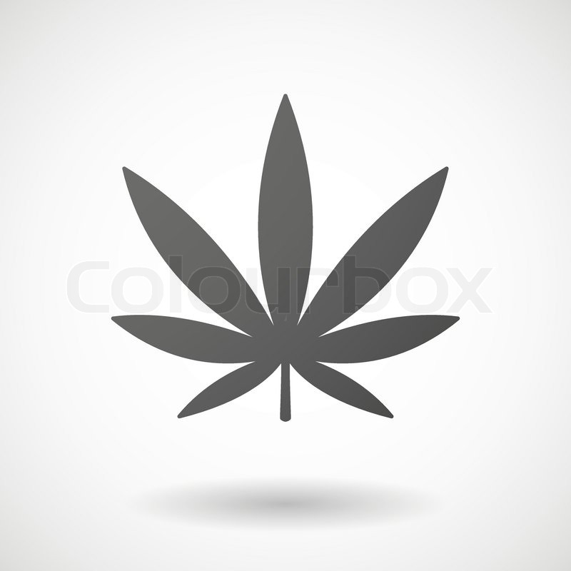 Marijuana Leaf Icon Cannabis Icon Vector Stock Vector 373928527 