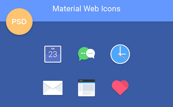 6 Free Material Design Icon Packs - Super Dev Resources