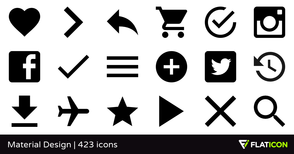 Pristine Icon pack - The material design icon pack - Uplabs