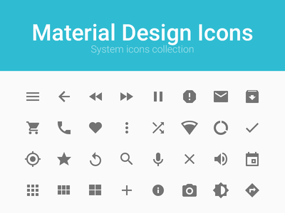 Material Design Weather Icon Set - Uplabs