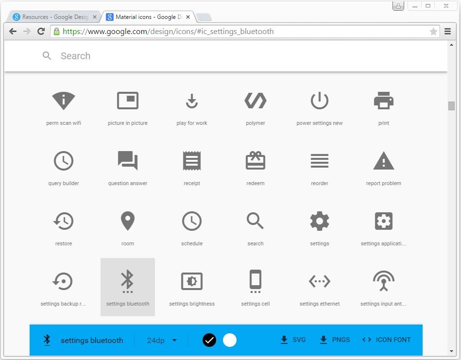 Material Design Icons Iconfont Github Radius Server Icon