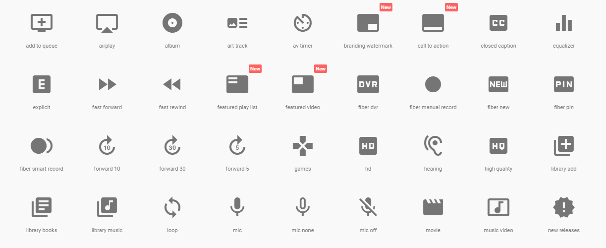 10 sets of free Material Design icons for web designers and developers