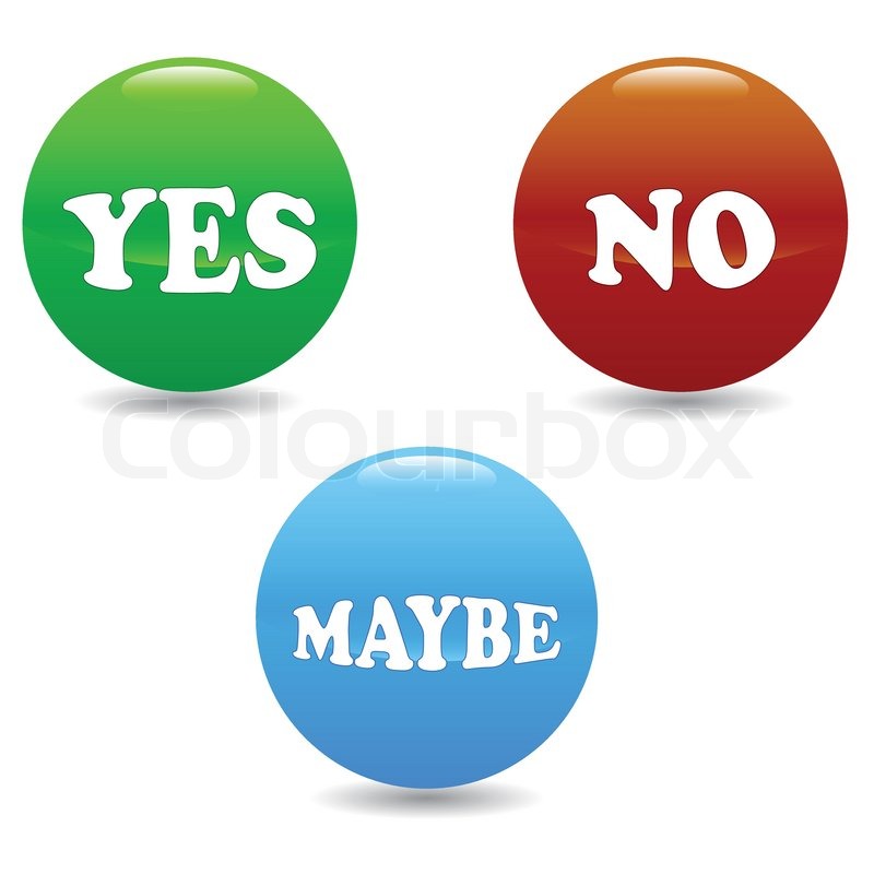 Yes No Icons Stock Vector 433376293 - 