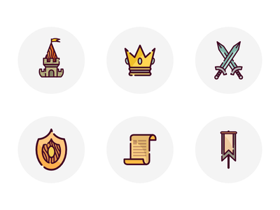 29 medieval icon packs - Vector icon packs - SVG, PSD, PNG, EPS 