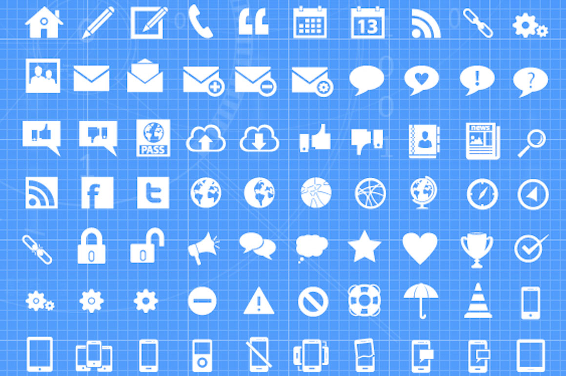 Mega Collection of The Best Free Social Media Icons for Designers