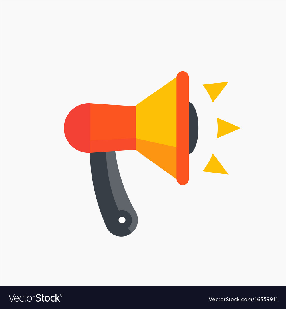 Megaphone Icon (flat Design) Royalty Free Cliparts, Vectors, And 
