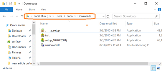 How to change the default Microsoft Edge download location 