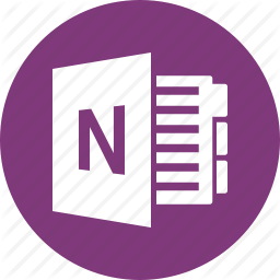 Microsoft Office OneNote icon free download as PNG and ICO formats 