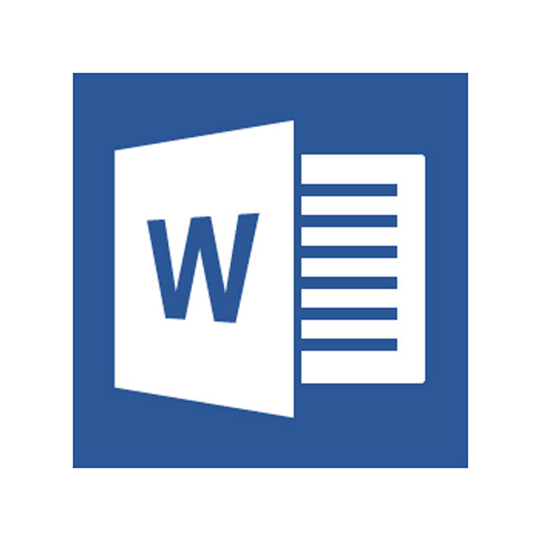 Word Icon | Button UI MS Office 2016 Iconset | BlackVariant