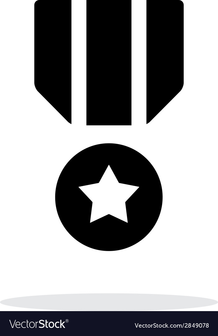 Flat Military Medal Icon - FlatIcons