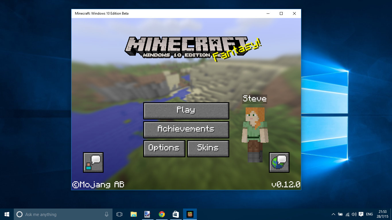 minecraft windows 10 download