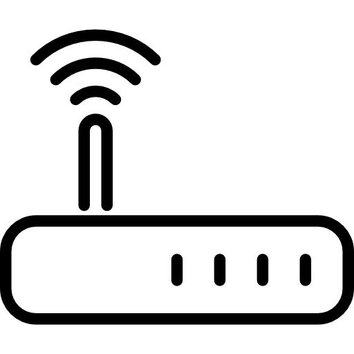 Modem Router Hub Connection Wifi Internet Svg Png Icon Free 