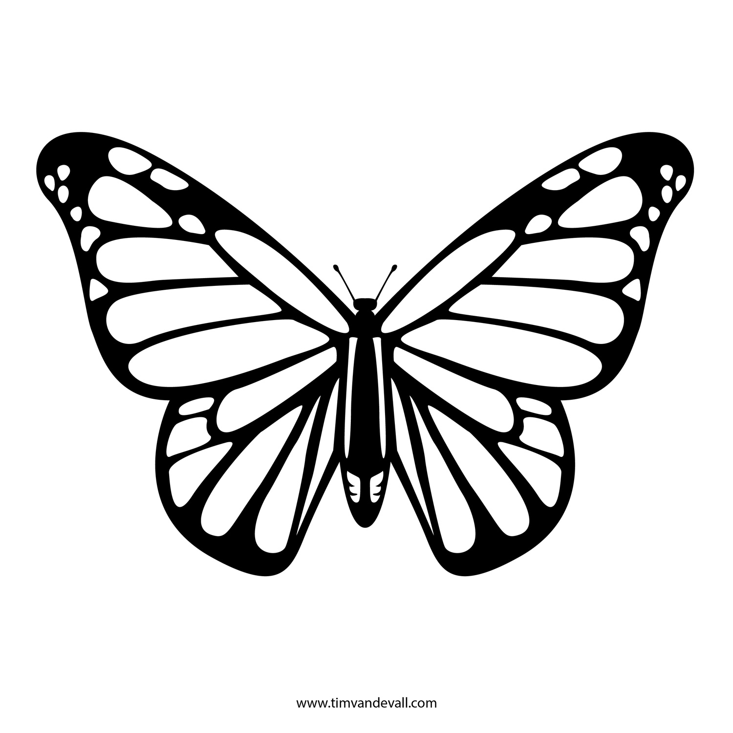 Monarch Butterfly Brush 2 GIMP by atomicseasoning 