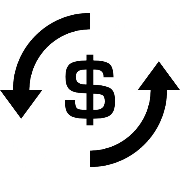 Money exchange icon Royalty Free Vector Image - VectorStock
