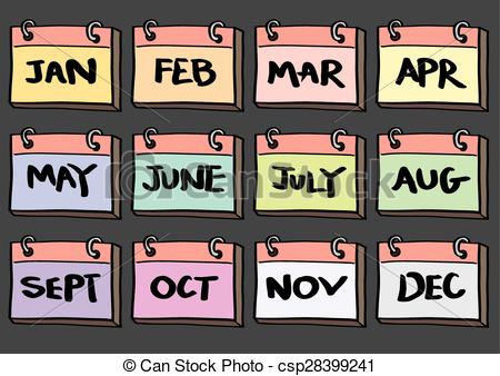 Calendar icon. day, month, year icon vector illustration | Stock 