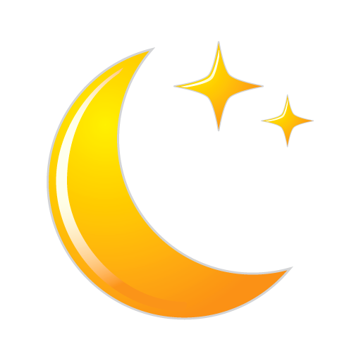 Moon and Stars Icon - free download, PNG and vector