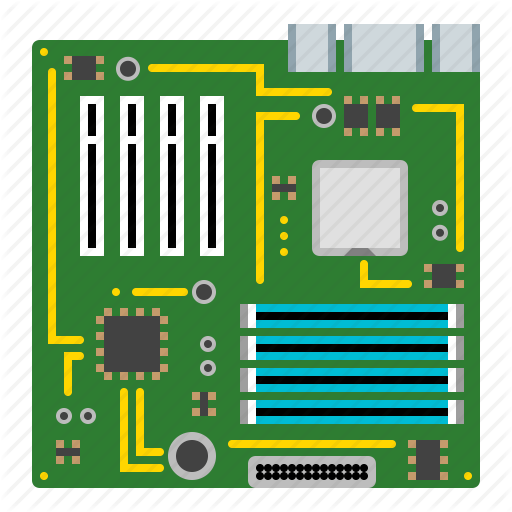 Motherboard Icon - Electronic Device  Hardware Icons in SVG and 