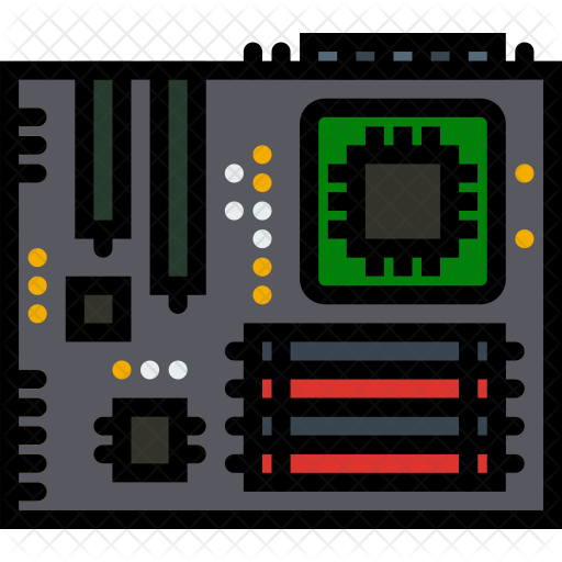 Motherboard Icon - Electronic Device  Hardware Icons in SVG and 