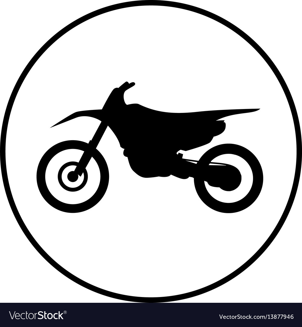 Rider participates motocross championship. vector vector clip 