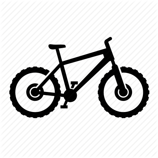 Bike icon black. Cycle icon and bicycle icon, mountain bike logo 