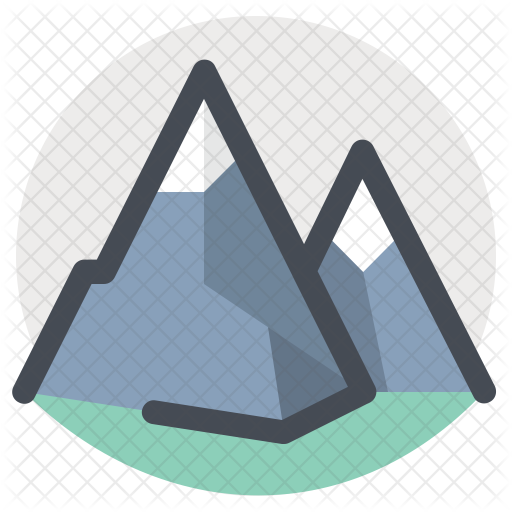 Mountain icon set - Vector download