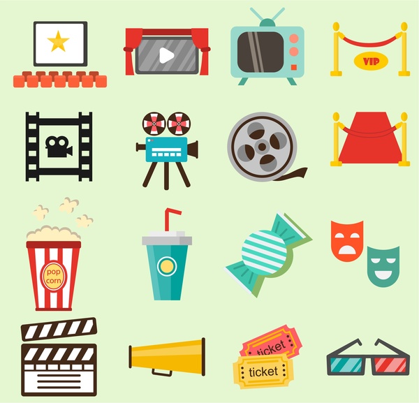 Film roll - Free cinema icons