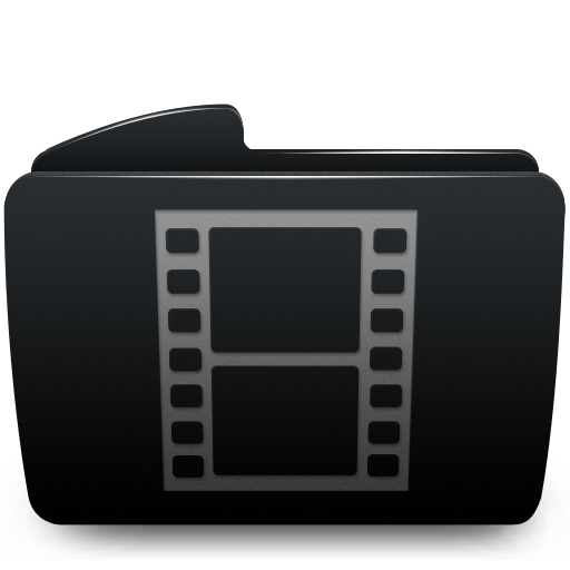 Movie Folder Icon - Antares Icons 