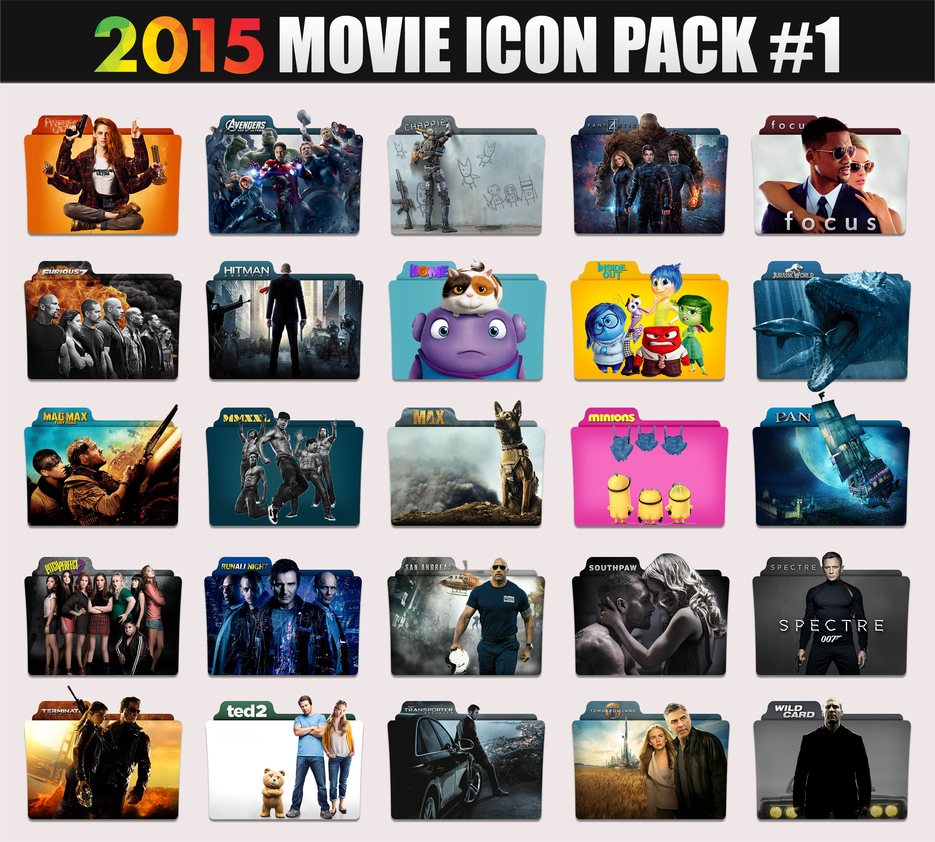 Download A Movie Folder Icon Pack - Gambaran