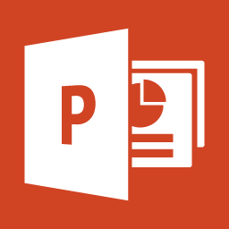 PowerPoint Icon | Button UI MS Office 2016 Iconset | BlackVariant