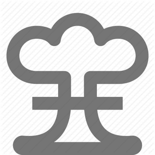 Mushroom cloud icon, simple style  Stock Vector  ylivdesign 
