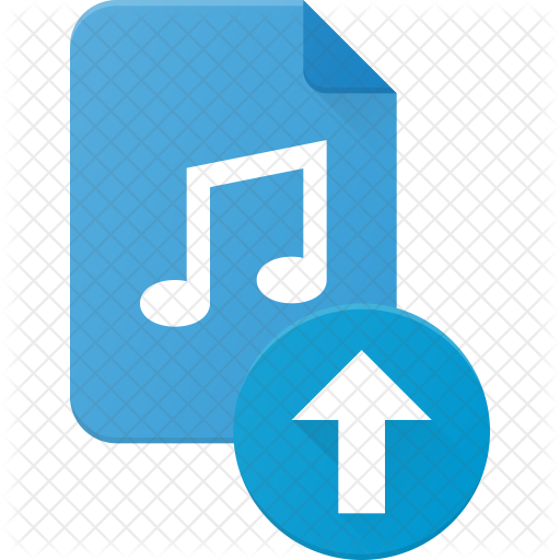 Line music audio file icon on white background Vector Image