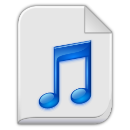 File Audio Icon | Soft Scraps Iconset | Hopstarter